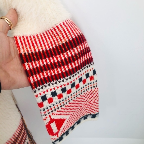 RARE MAXSPORT Tribal Aztec Long Cardigan Bohemian Boho Fringe Size M‎ $298 - Picture 8 of 16